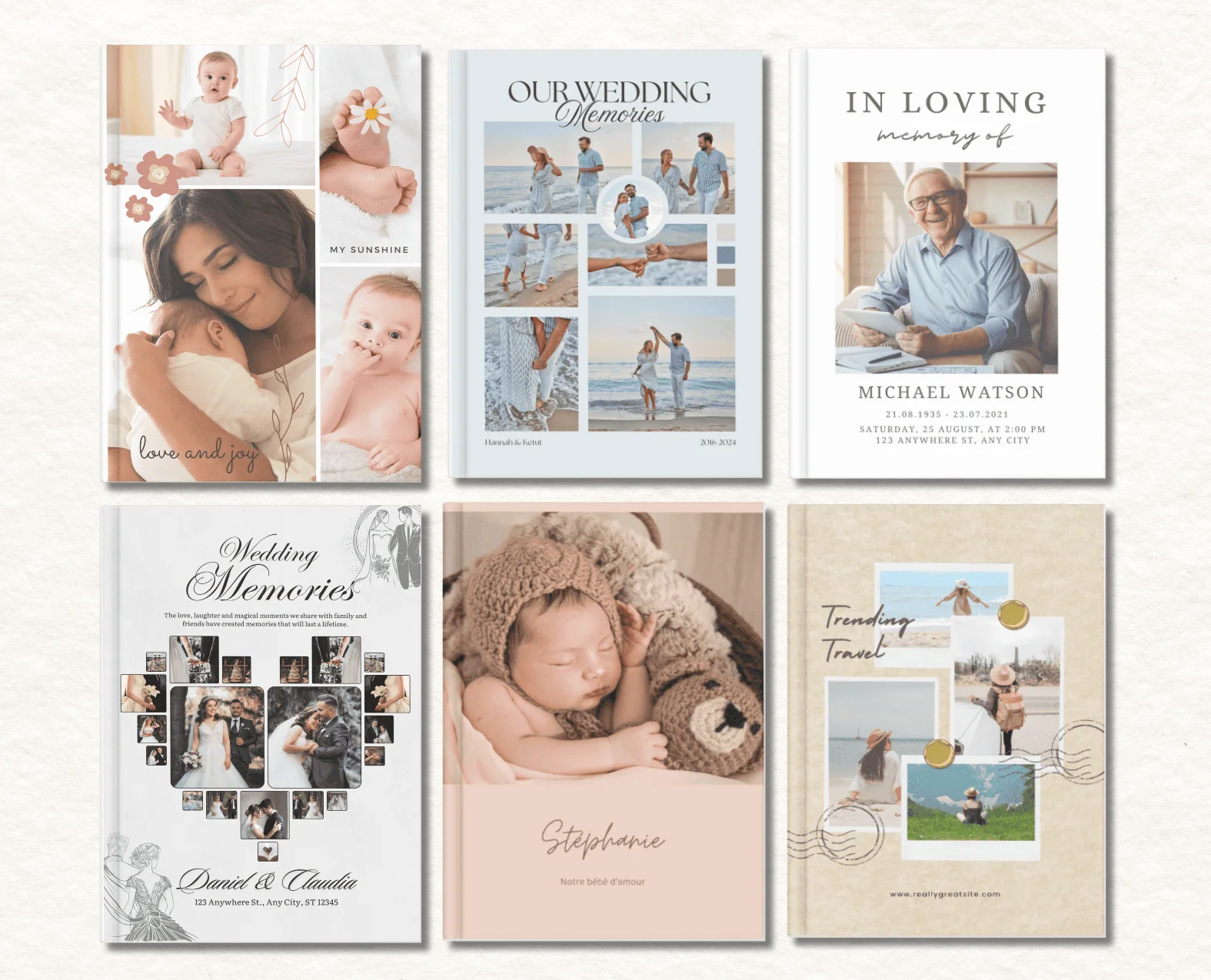 Livre Memories – Votre histoire en images